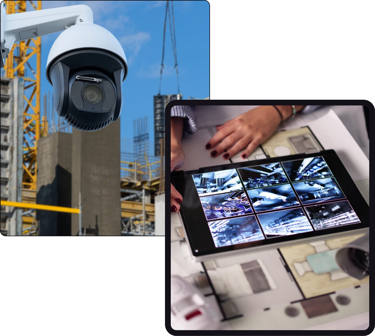 Construction site surveillance system